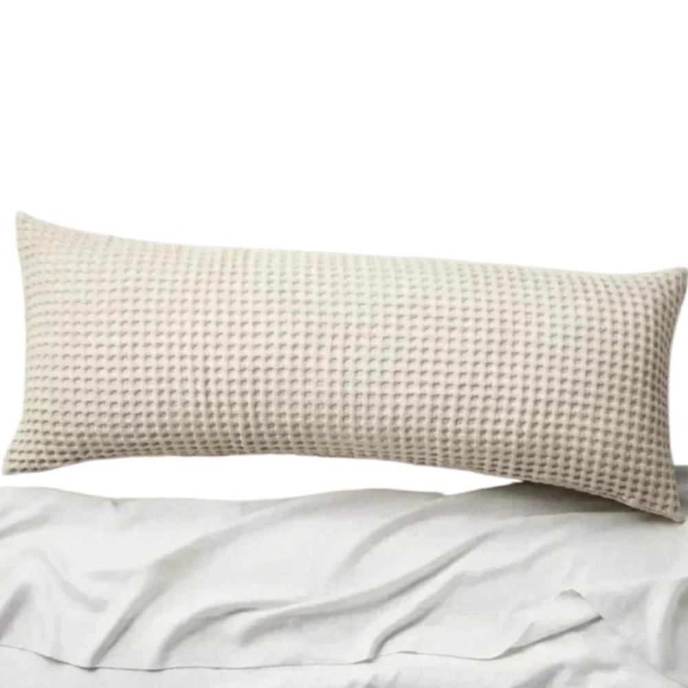 Casaluna‎ Natural Cream Waffle Body Pillow Cover